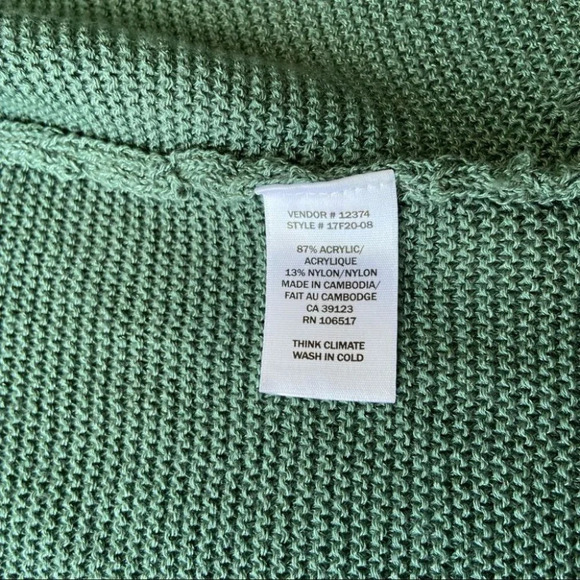 Northern Reflections Lightweight Aran Knit Open Front Cardigan - Picture 9 of 16